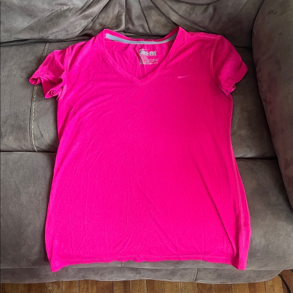 Nike Women's Bright Pink Short Sleeve Tee